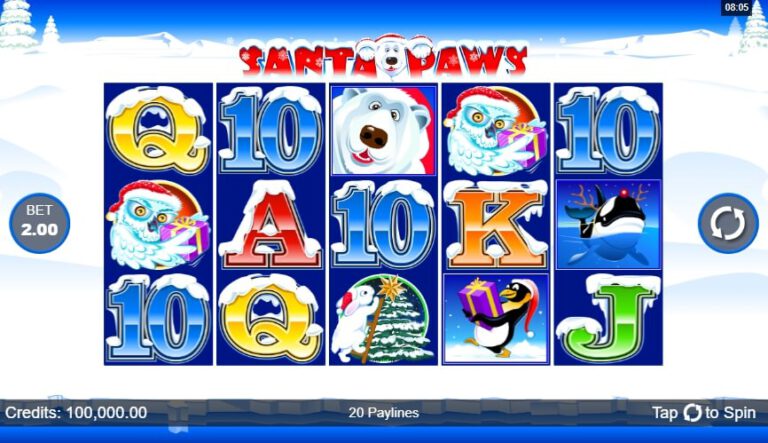 Santa Paws Microgaming pgslot168 vip ทดลองเล่น