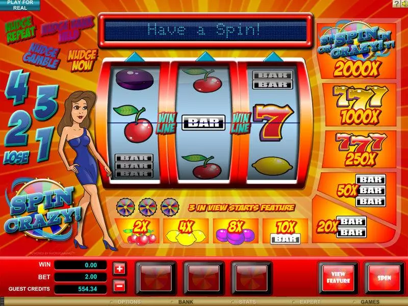 Spin Crazy Microgaming pgslot168 vip ทดลองเล่น