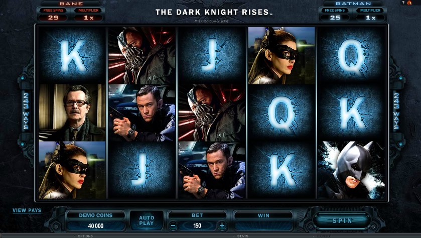 The Dark Knight Rises Microgaming pgslot168 vip ทดลองเล่น