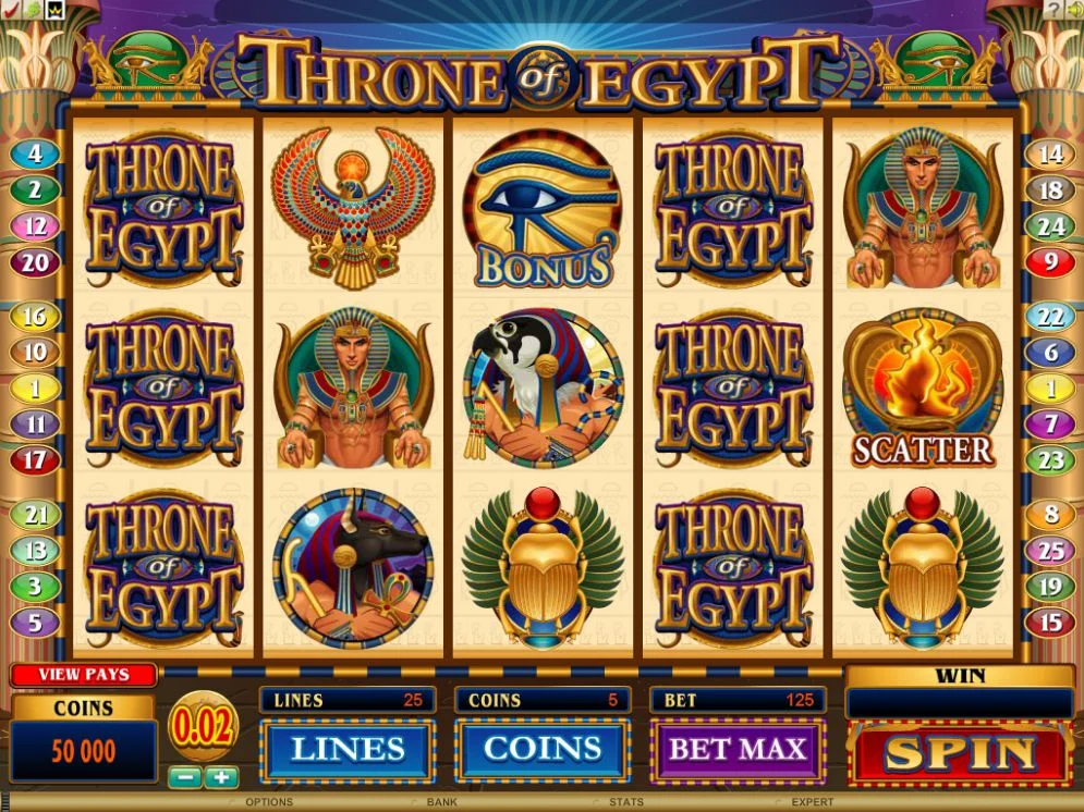 Throne of Egypt Microgaming pgslot168 vip ทดลองเล่น