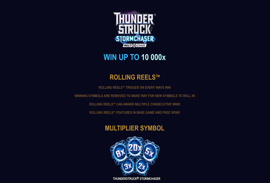 Thunderstruck Stormchaser Microgaming pgslot168 vip เครดิตฟรี