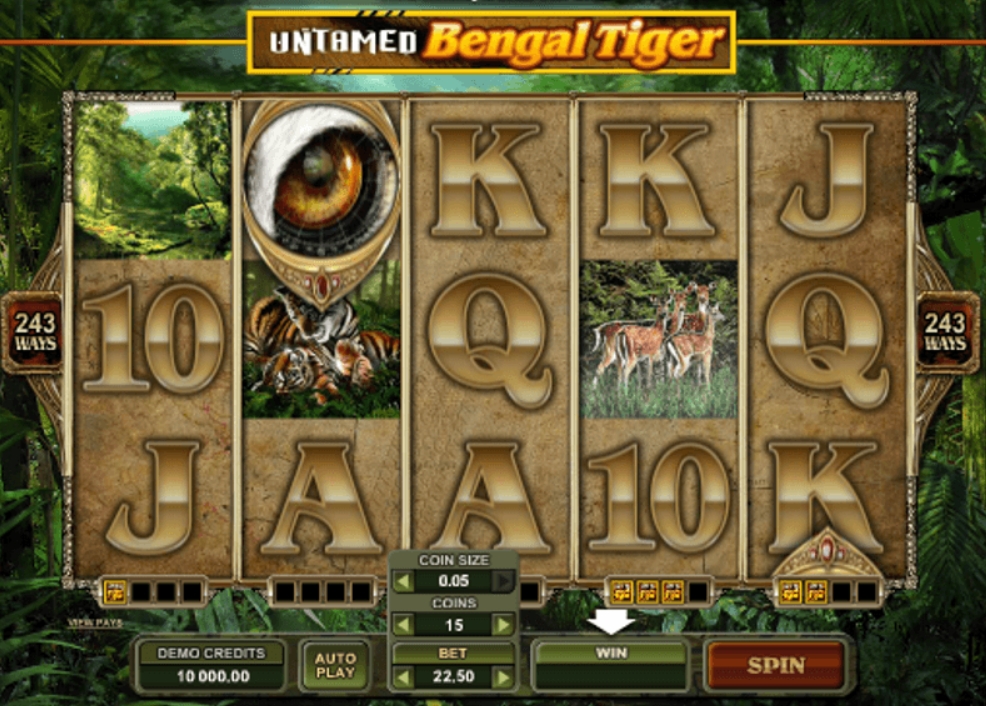 Untamed Bengal Tiger Microgaming pgslot168 vip ทดลองเล่น