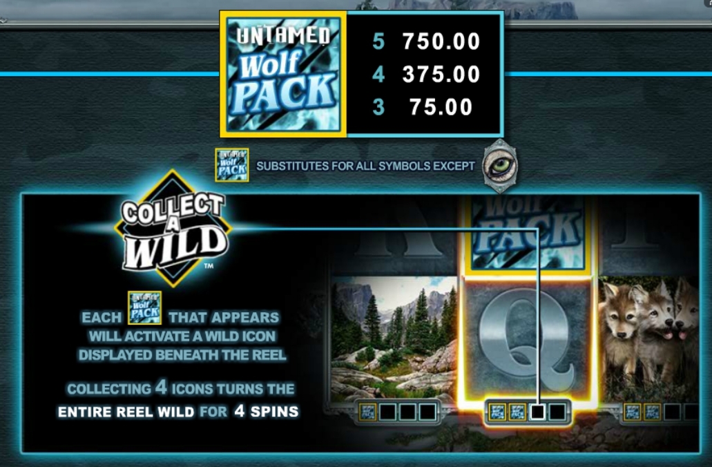 Untamed Wolf Pack Microgaming pgslot168 vip ฝาก ถอน