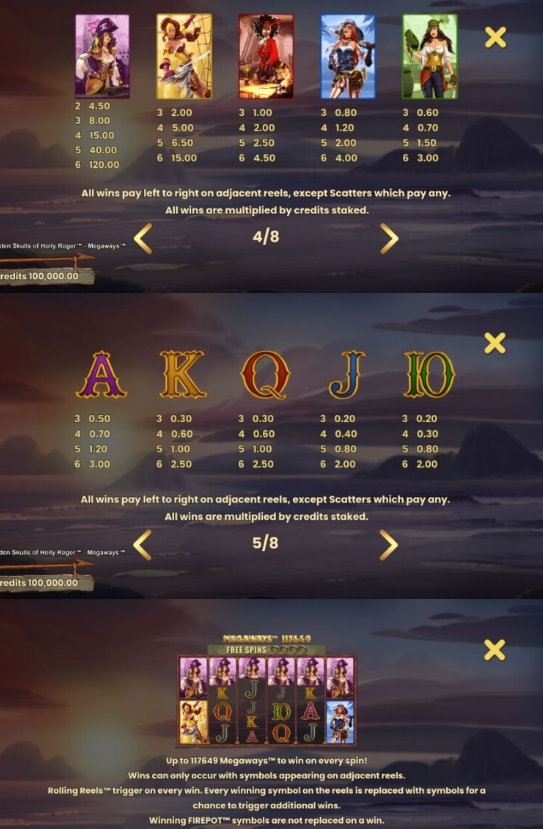 8 Golden Skulls of Holly Roger Microgaming pgslot168 vip ทางเข้า