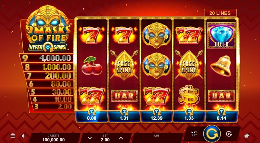 9 Masks of Fire HyperSpins Microgaming pgslot168 vip ทดลองเล่น