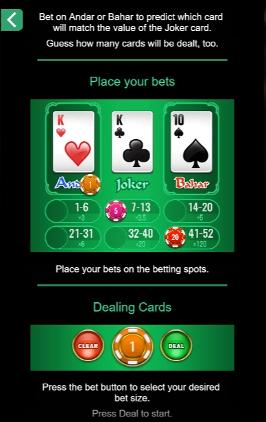 Andar Bahar Royale Microgaming pgslot168 vip เว็บตรง