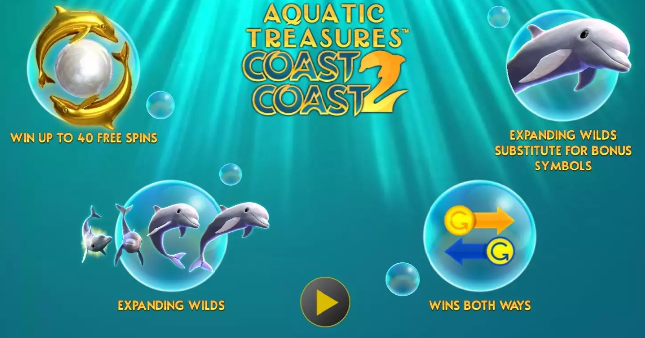 Aquatic Treasures Coast 2 Coast Microgaming pgslot168 vip เครดิตฟรี