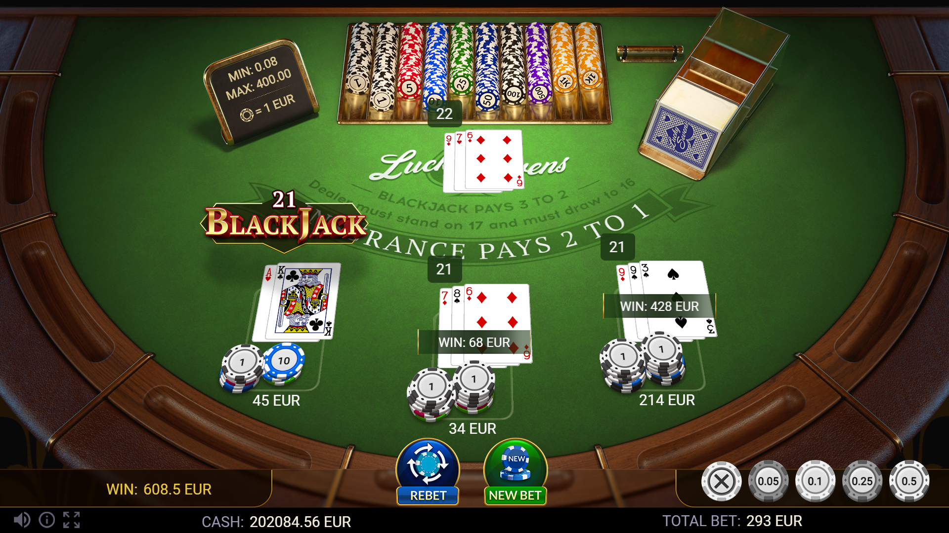 BLACKJACK LUCKY SEVENS evoplay pgslot168 vip ทดลองเล่น