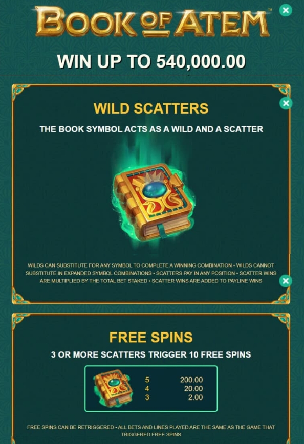 Book of Atem Microgaming pgslot168 vip เครดิตฟรี