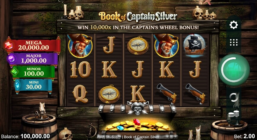 Book of Captain Silver Microgaming pgslot168 vip ทดลองเล่น