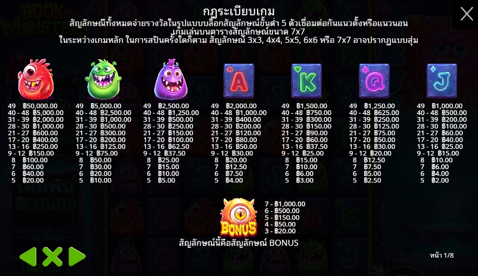 Book of Monsters Pragmatic Play pgslot168 vip เครดิตฟรี