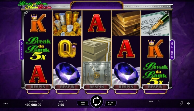 Break Da Bank Again Respin Microgaming pgslot168 vip ทดลองเล่น