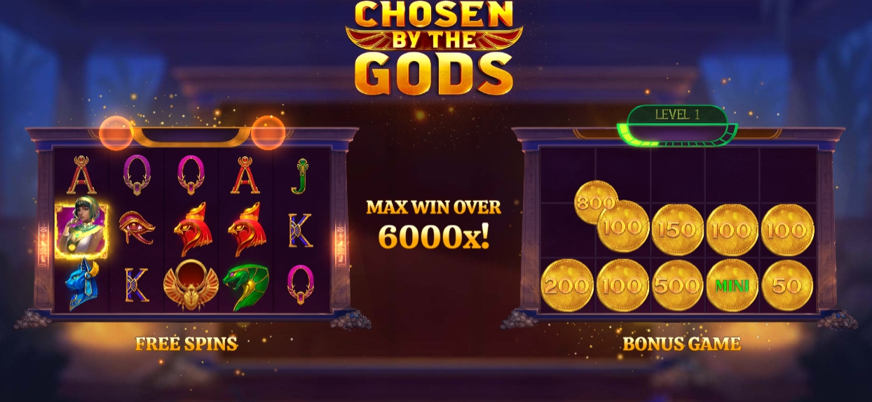 CHOSEN BY THE GODS evoplay pgslot168 vip เครดิตฟรี