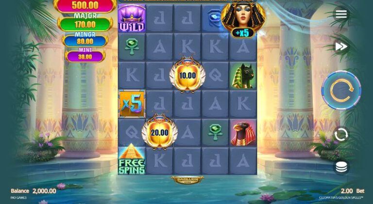 Cleopatra’s Golden Spells Microgaming pgslot168 vip ทดลองเล่น