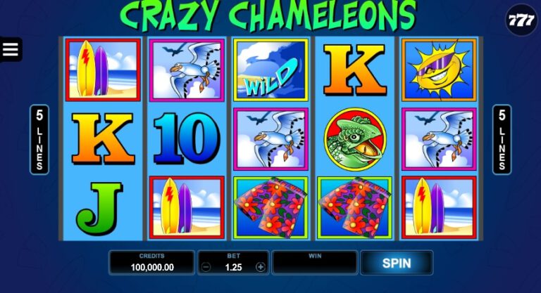 Crazy Chameleons Microgaming pgslot168 vip ทดลองเล่น