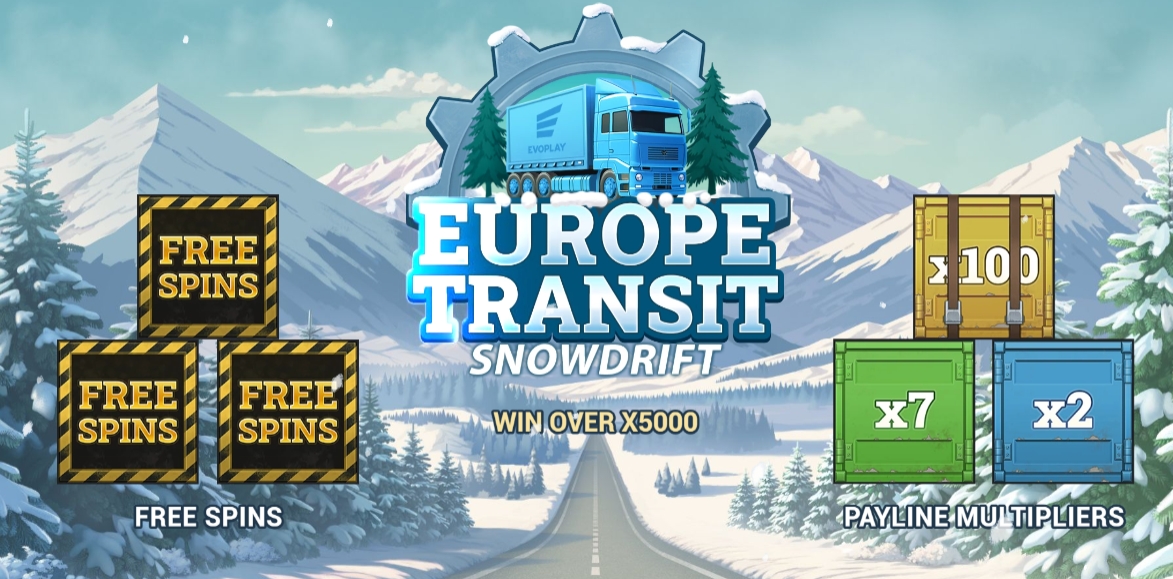 EUROPE TRANSIT SNOWDRIFT evoplay pgslot168 vip เครดิตฟรี