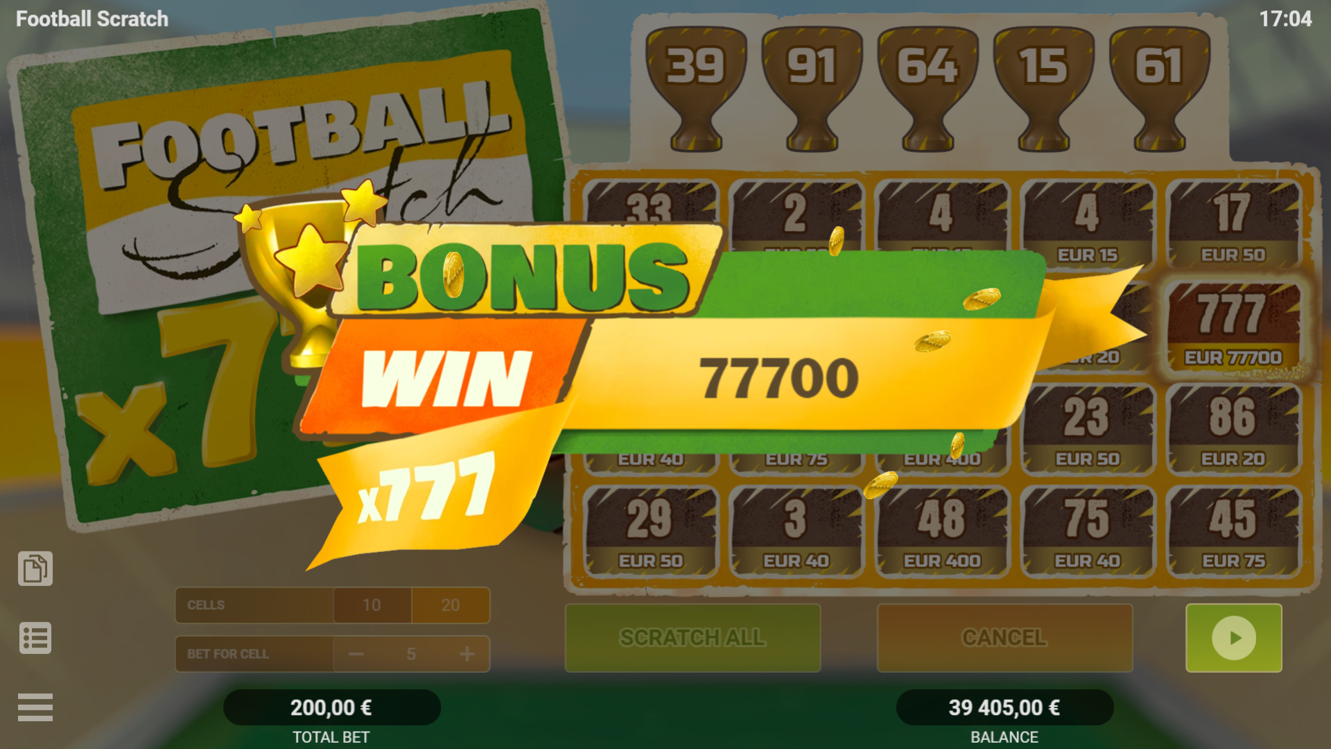 FOOTBALL SCRATCH evoplay pgslot168 vip ทดลองเล่น