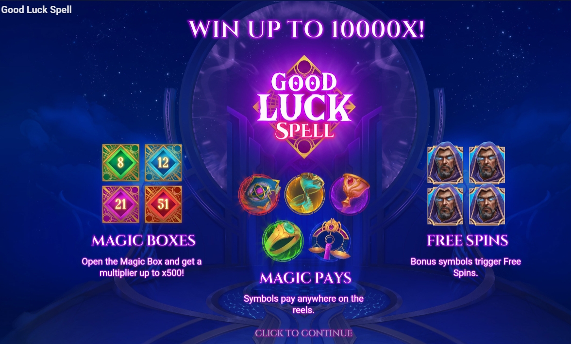 GOOD LUCK SPELL evoplay pgslot168 vip เครดิตฟรี