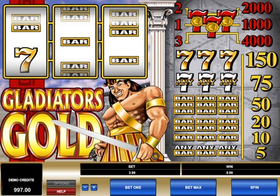 Gladiators Gold Microgaming pgslot168 vip ทดลองเล่น