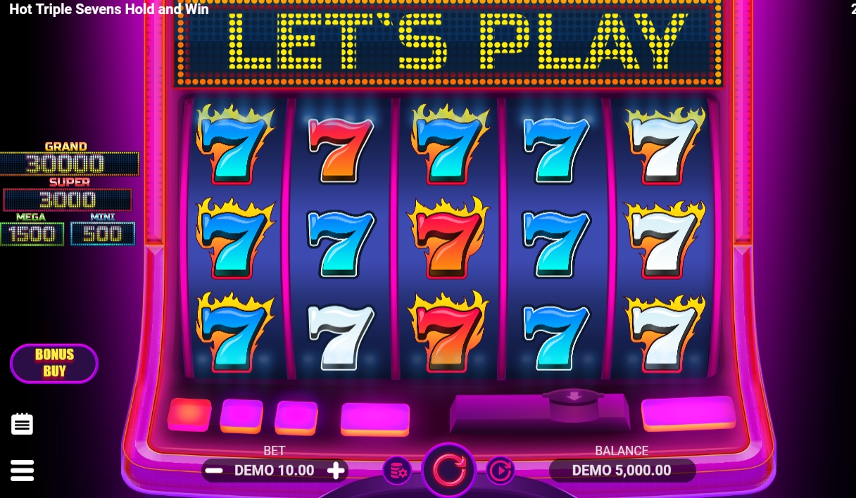 HOT TRIPLE SEVENS HOLD & WIN evoplay pgslot168 vip ทดลองเล่น