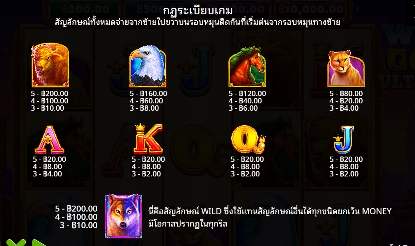 Wolf Gold Ultimate Pragmatic Play pgslot168 vip เว็บตรง
