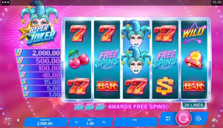 Hyper Joker Microgaming pgslot168 vip ทดลองเล่น