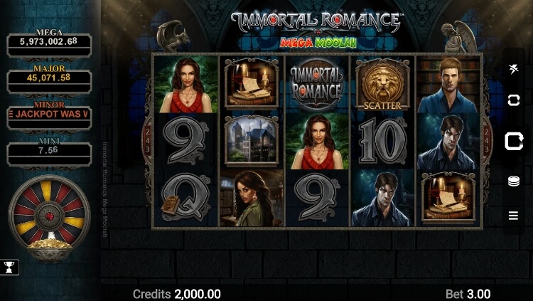 Immortal Romance Mega Moolah Microgaming pgslot168 vip ทดลองเล่น