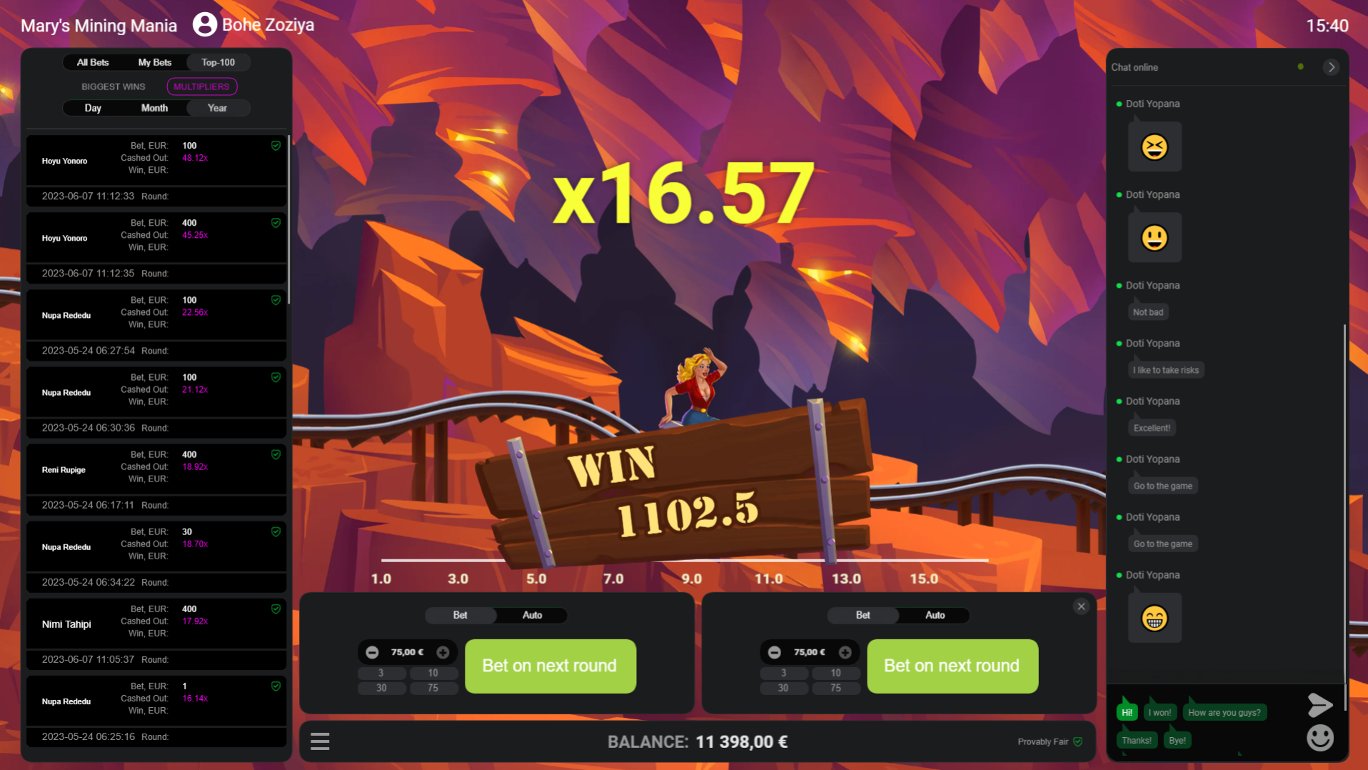 MARY'S MINING MANIA evoplay pgslot168 vip ทดลองเล่น