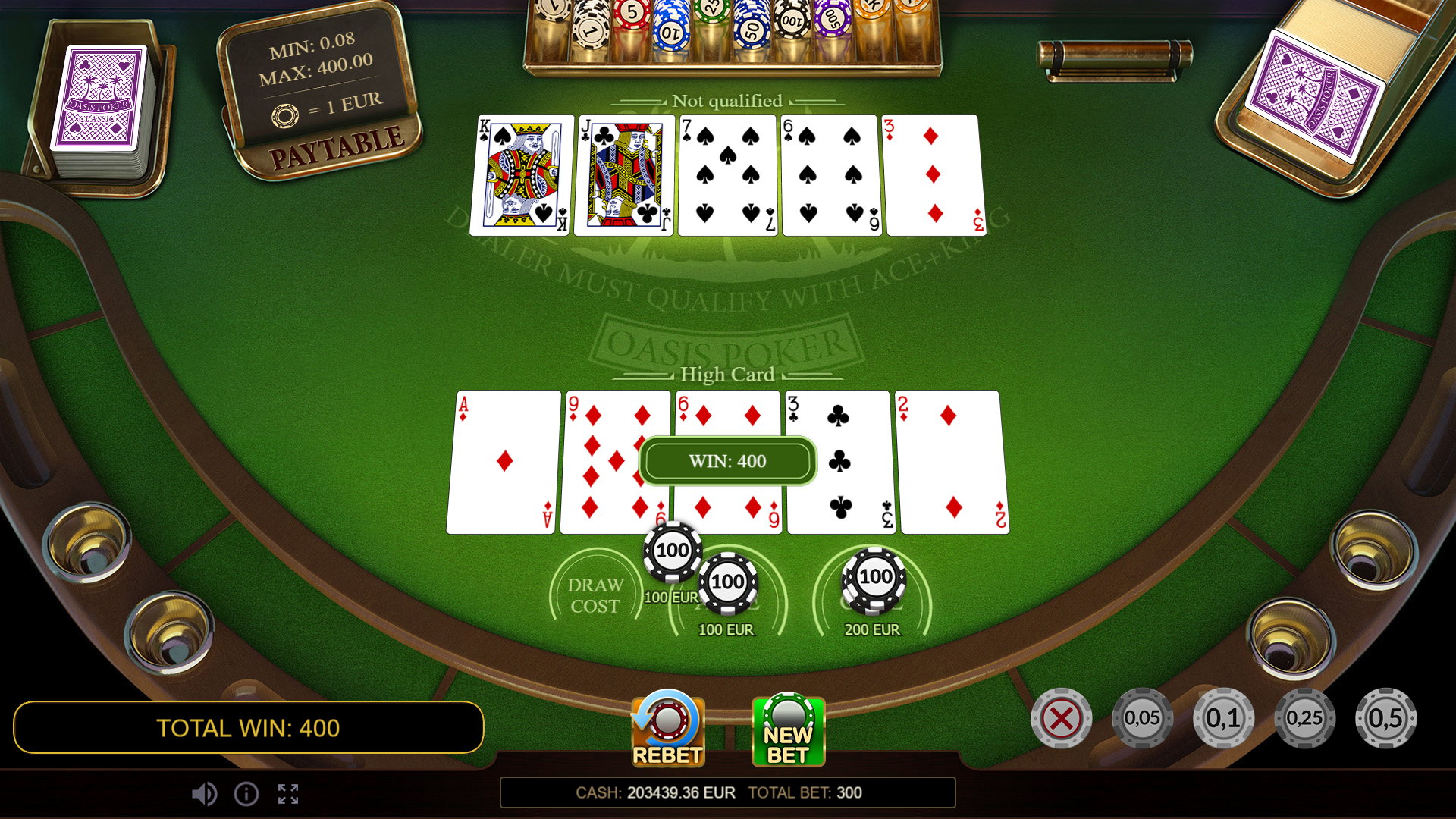 OASIS POKER CLASSIC evoplay pgslot168 vip ทดลองเล่น