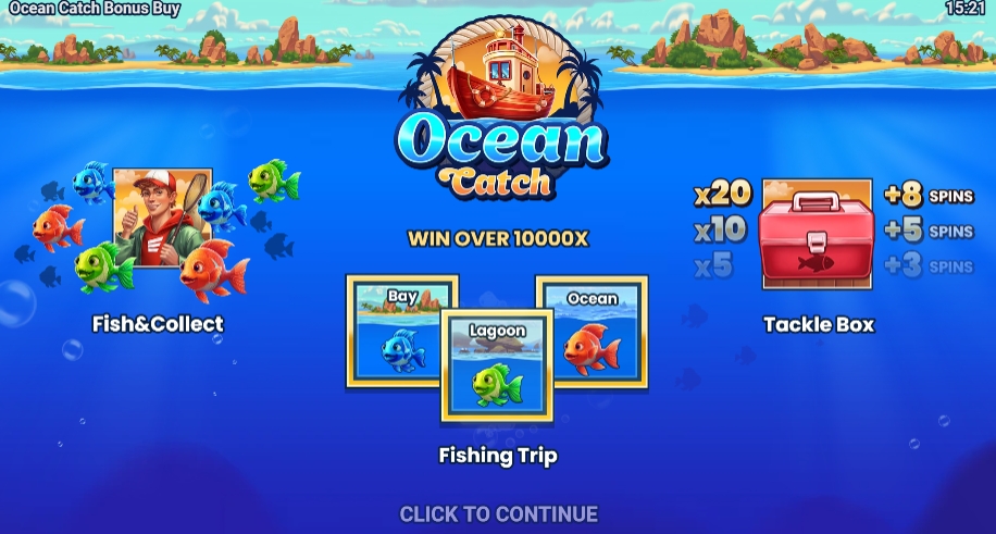 OCEAN CATCH BONUS BUY evoplay pgslot168 vip เครดิตฟรี