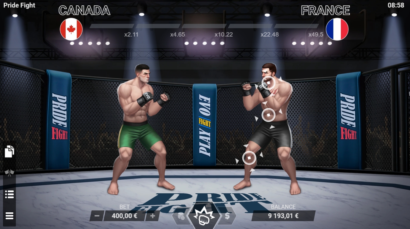 PRIDE FIGHT evoplay pgslot168 vip ทดลองเล่น
