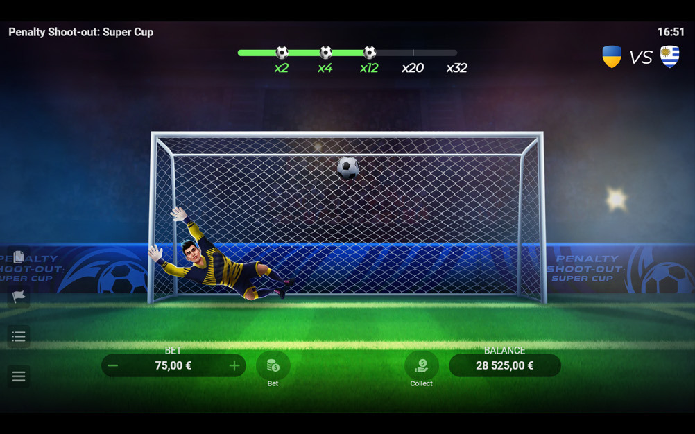 Penalty shoot-out Super Cup evoplay pgslot168 vip ฝาก ถอน
