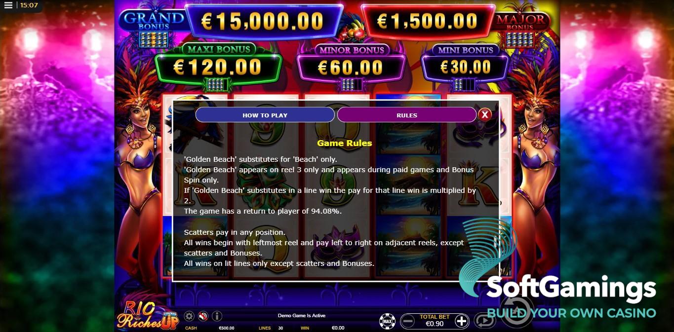 Rio Riches Microgaming pgslot168 vip เครดิตฟรี