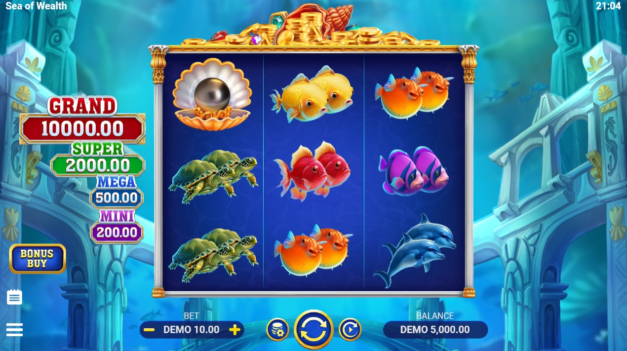 SEA OF WEALTH evoplay pgslot168 vip ทดลองเล่น
