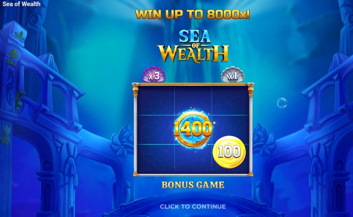 SEA OF WEALTH evoplay pgslot168 vip เครดิตฟรี