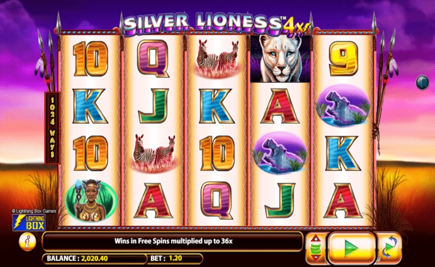 Silver Lioness 4x Microgaming pgslot168 vip ทดลองเล่น