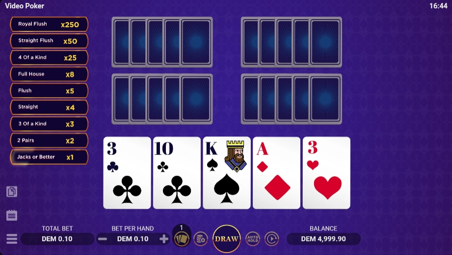 VIDEO POKER evoplay pgslot168 vip ทดลองเล่น