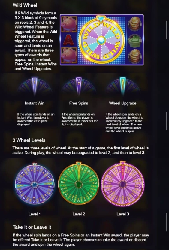 Wild Wheel Big Money Microgaming pgslot168 vip เว็บตรง
