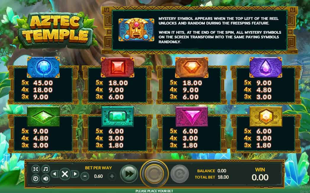 Aztec Temple Slotxo pgslot168 vip เครดิตฟรี