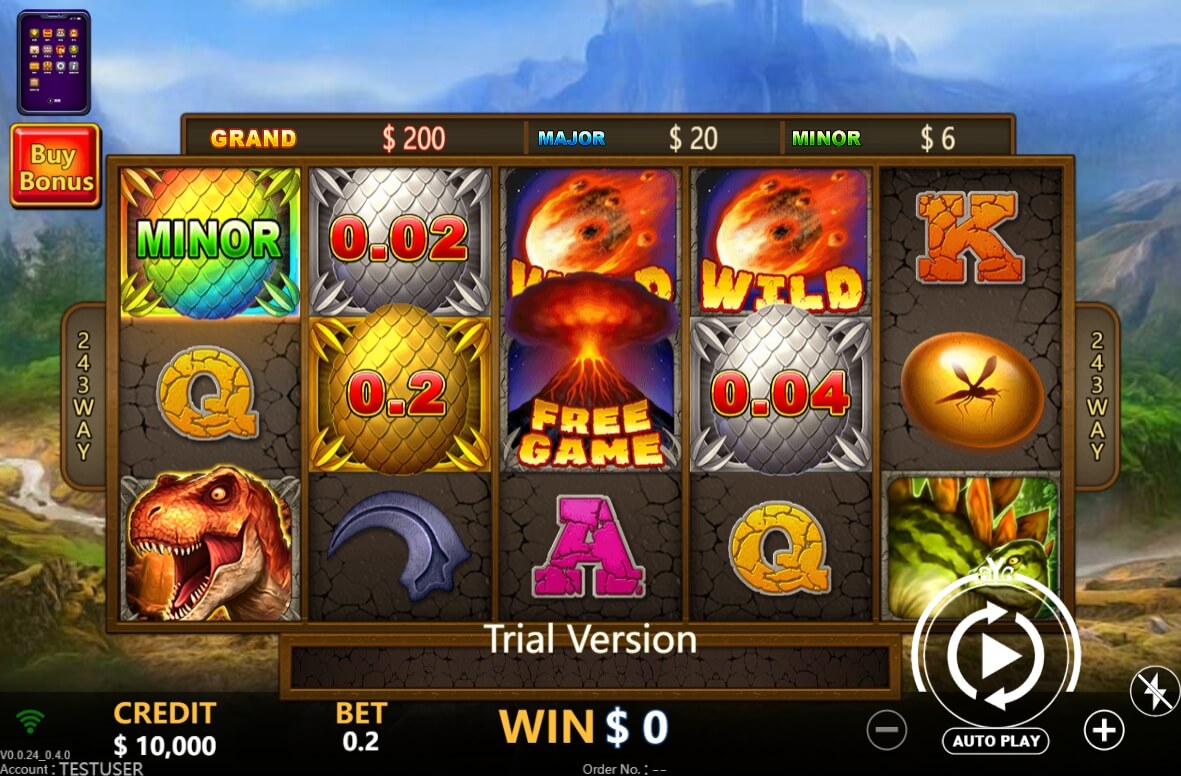 Dinosaur Egg 2 YGR Games pgslot168 vip ทดลองเล่น