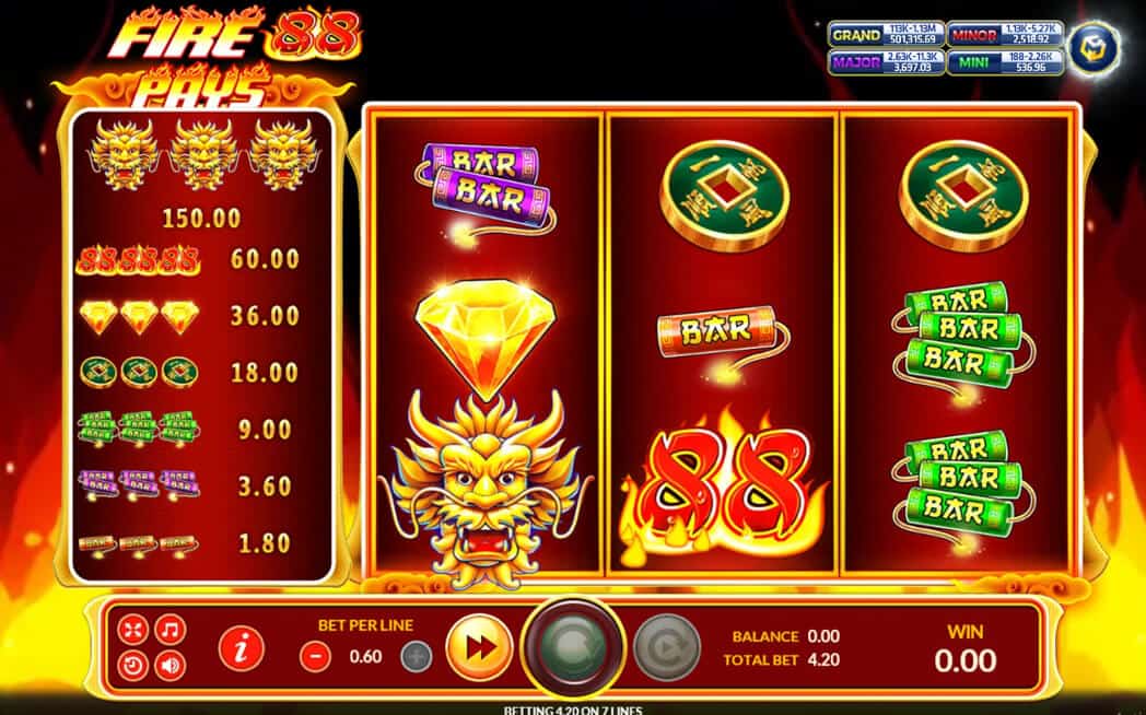 Fire 88 Slotxo pgslot168 vip ทดลองเล่น