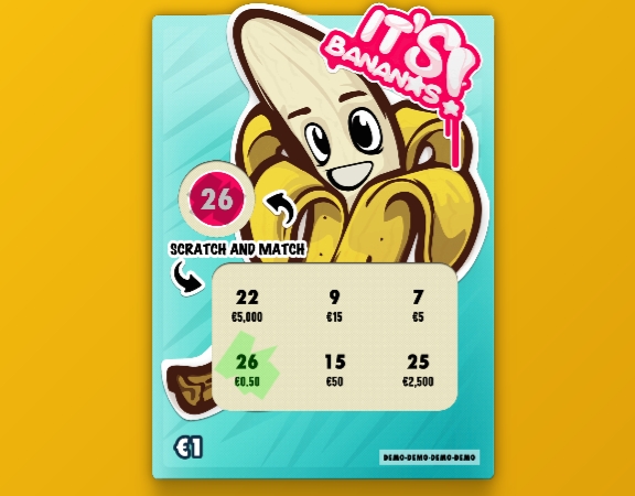 IT'S BANANAS Hacksaw Gaming pgslot168 vip เครดิตฟรี