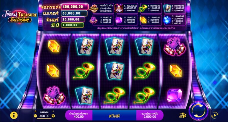 JOKER TREASURE EXCLUSIVE Spadegaming pgslot 168 vip ทดลองเล่น