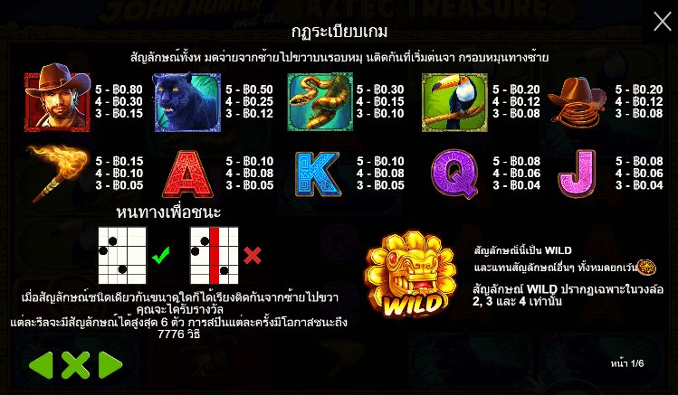 John Hunter and the Aztec Treasure Pragmatic Play pgslot168 vip เครดิตฟรี