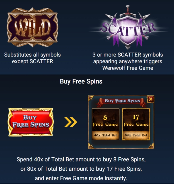 RISE OF WEREWOLVES Spadegaming pgslot 168 vip ฝาก ถอน