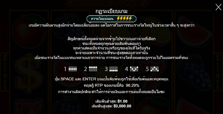 Striking Hot 5 Pragmatic Play pgslot168 vip ทางเข้า