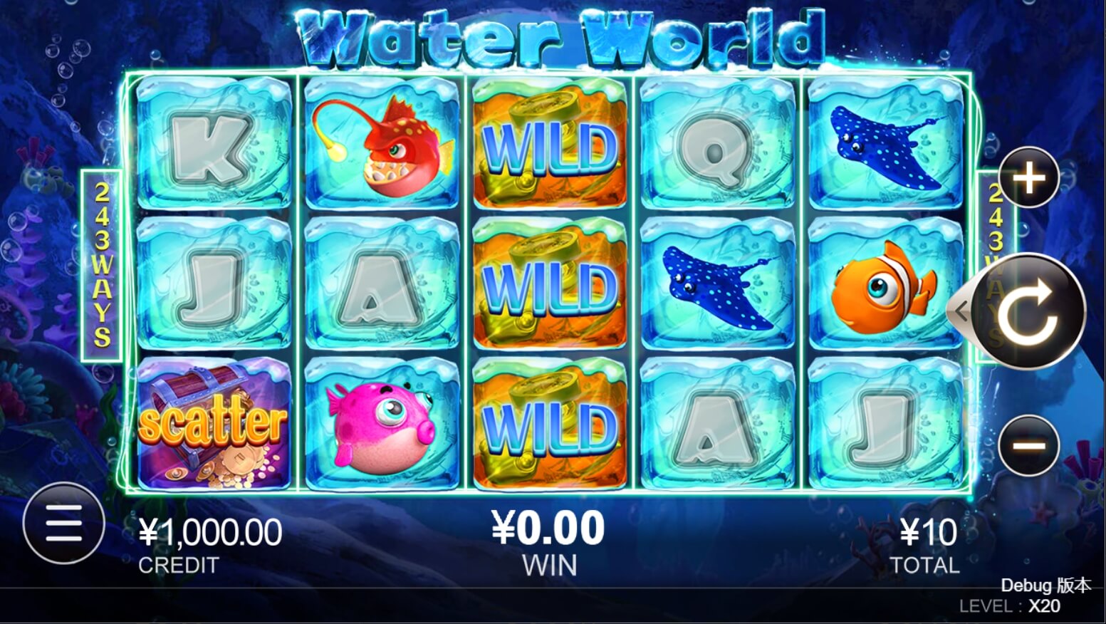 WaterWorld CQ9 SLOT pgslot168 vip ทดลองเล่น