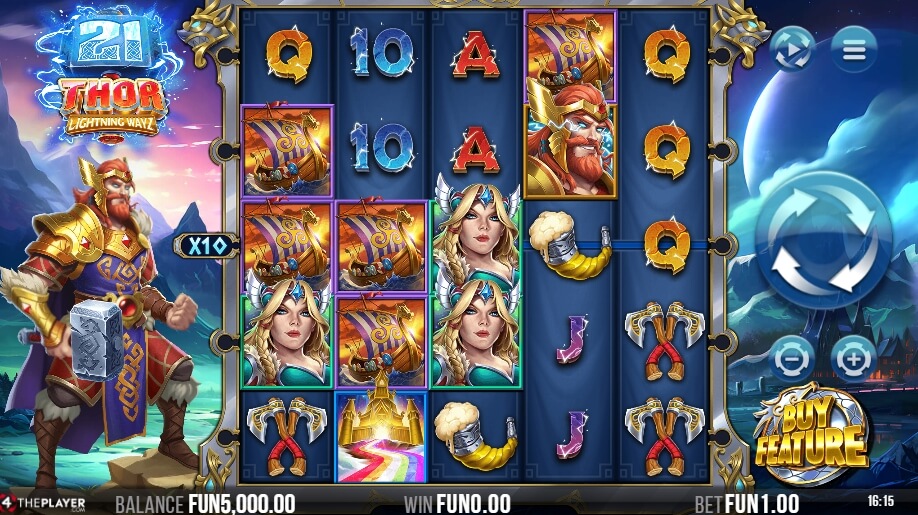 21 Thor Lightning Ways Relax Gaming pgslot168 vip ทดลองเล่น