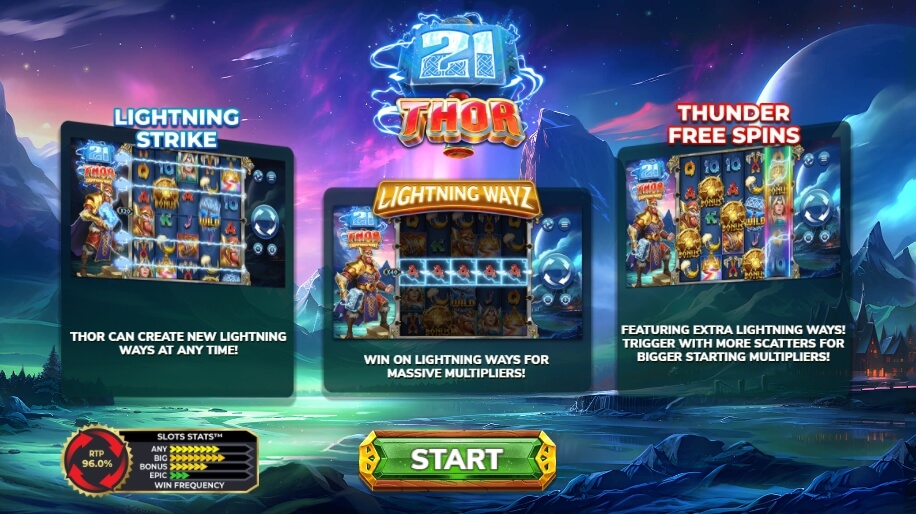 21 Thor Lightning Ways Relax Gaming pgslot168 vip เครดิตฟรี