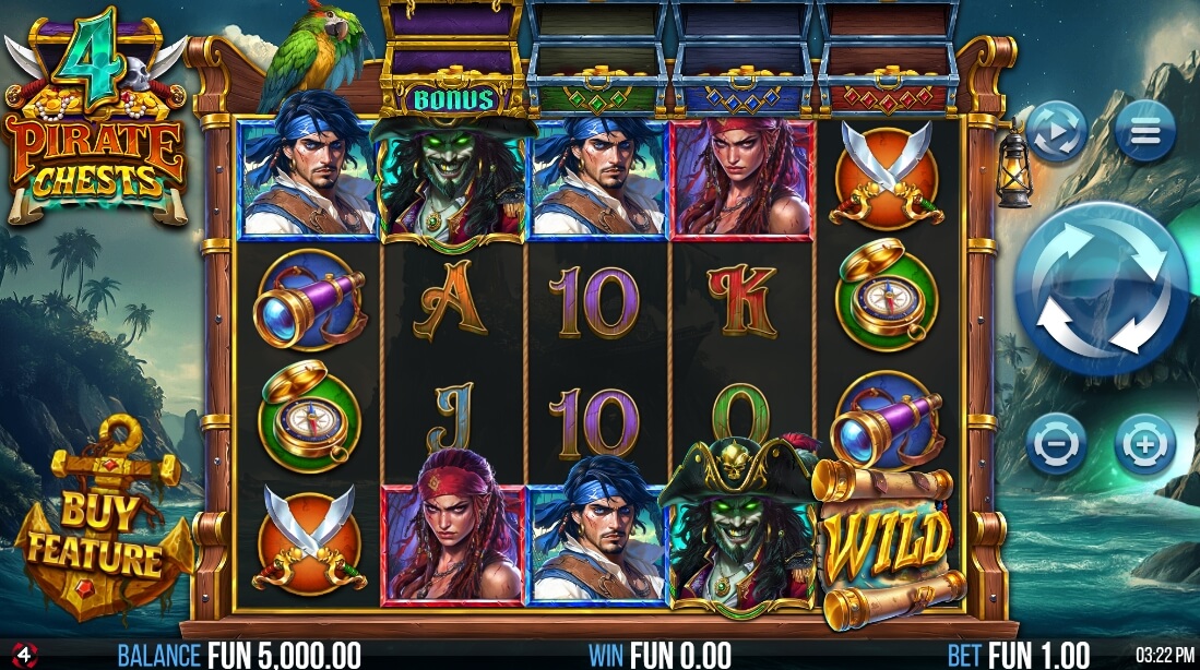 4 Pirate Chests Relax Gaming pgslot168 vip ทดลองเล่น